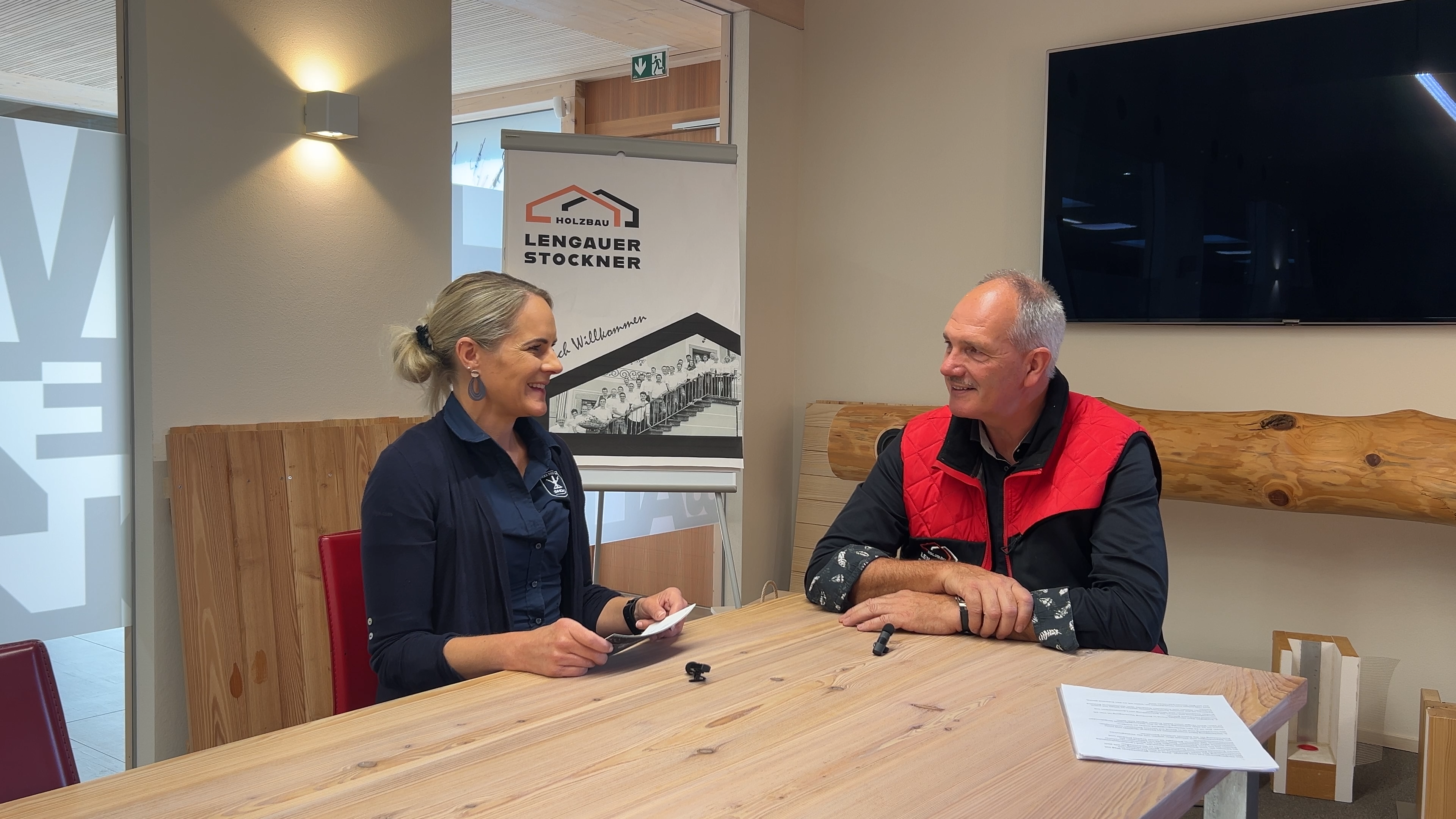 Besuch bei Holzbau Lengauer-Stockner
